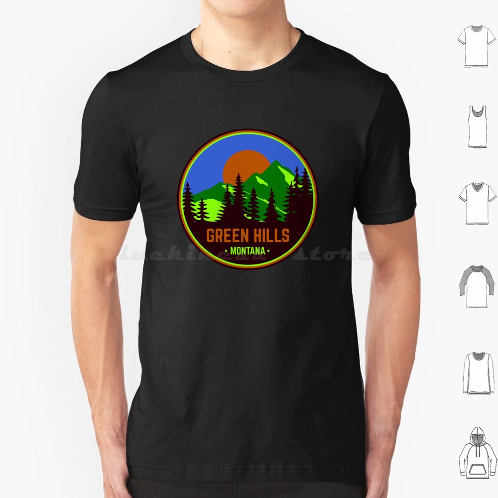 Retro Gaming Zone - Koszulka Green Hills Montana 6XL Bawełniana
