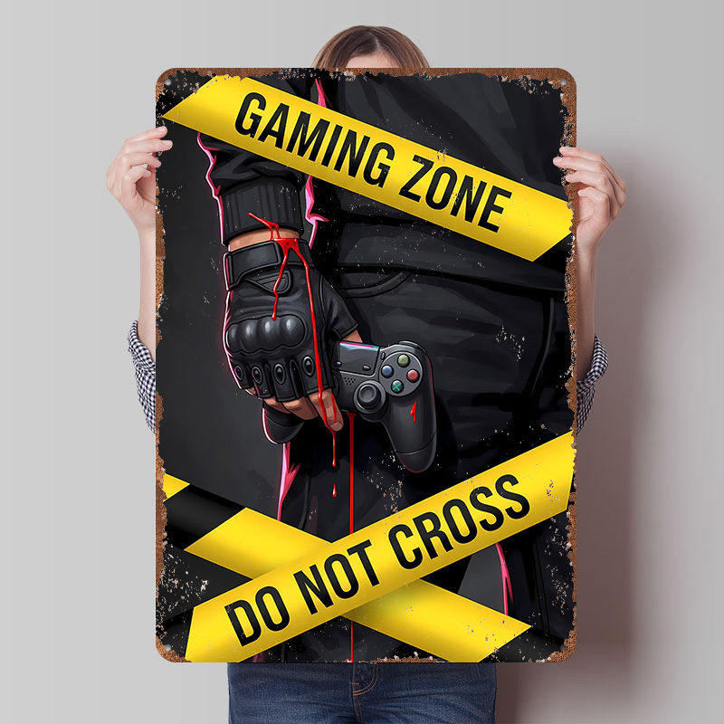 Plakat Gaming Zone Do Not Cros – Retro Gaming Zone recenzja i cena