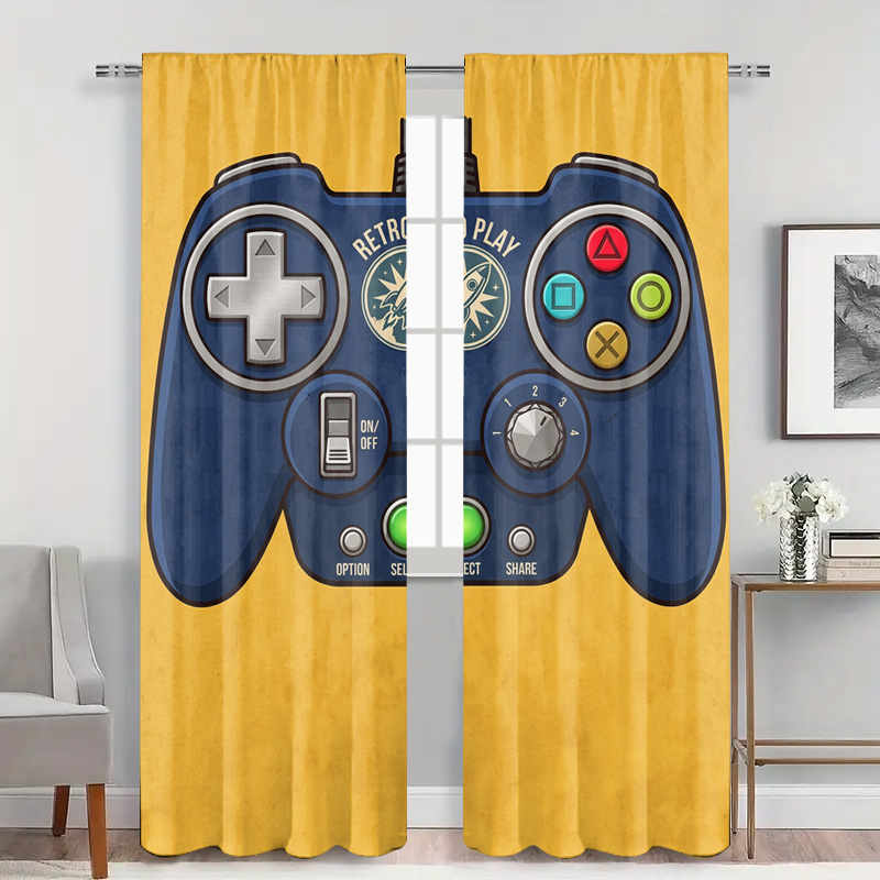 Zasłona z motywem kontrolera d – Retro Gaming Youtube recenzja i cena