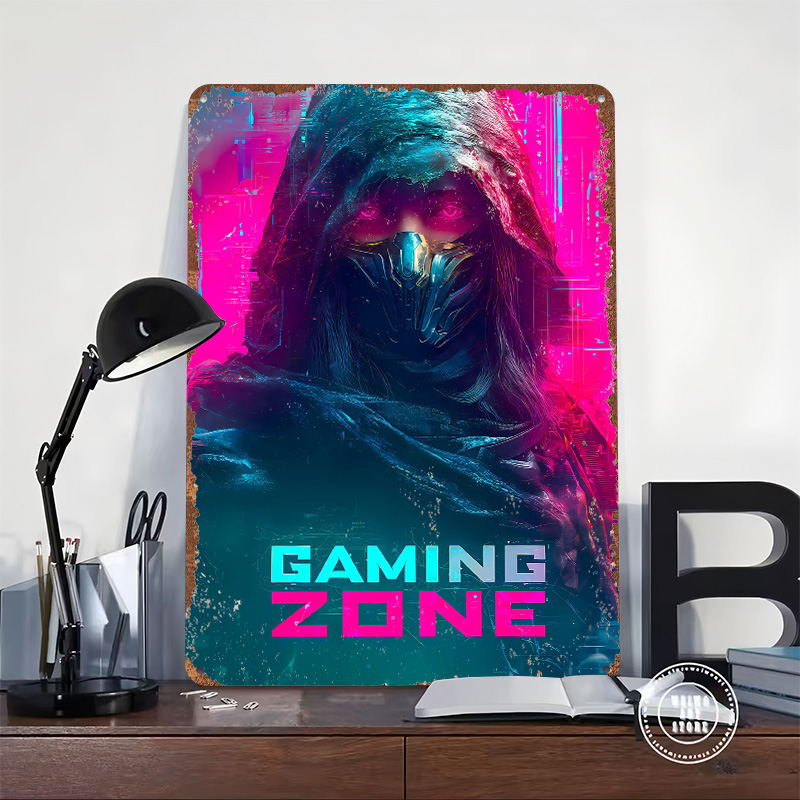 Plakat z blachy z motywem Ninj – Retro Gaming Zone recenzja i cena
