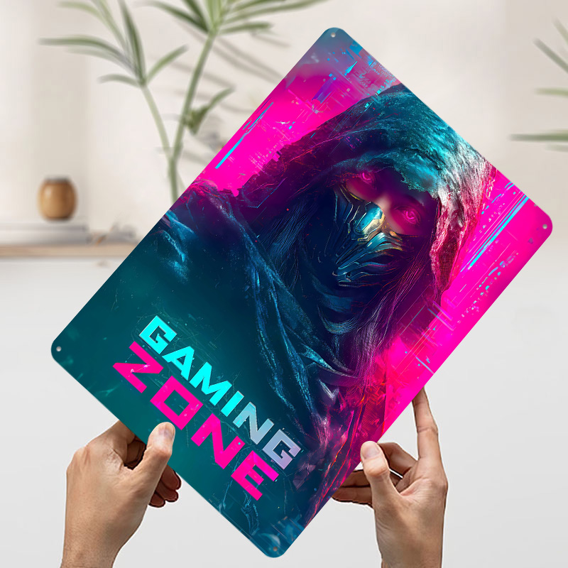 Plakat z blachy z motywem Ninj – Retro Gaming Zone recenzja i cena