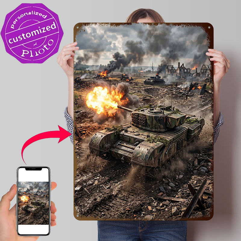 Plakat z czołgiem strzelającym – Retro Gaming Zone recenzja i cena