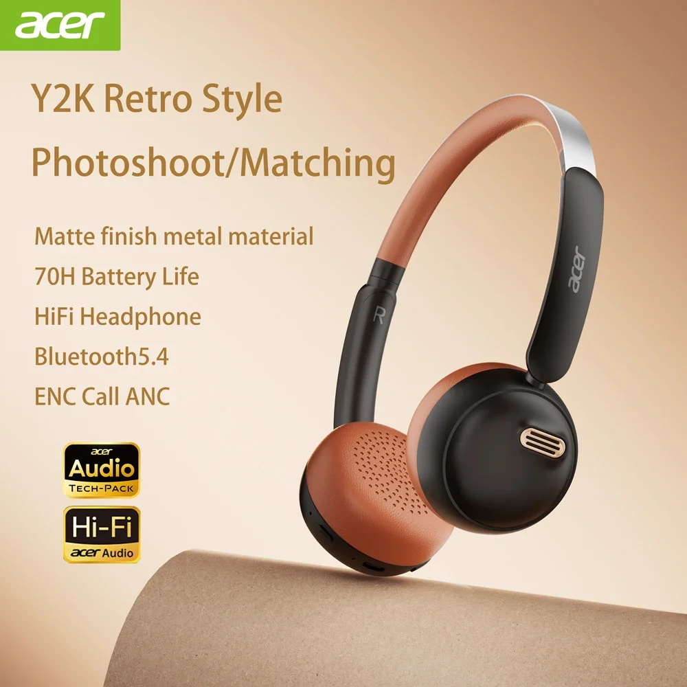 Słuchawki Bluetooth Acer OHW11 – Retro Gaming Headset recenzja i cena