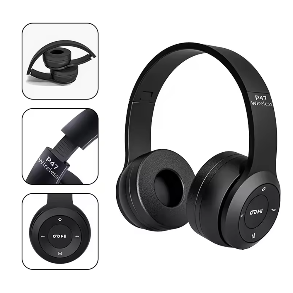 Słuchawki bezprzewodowe P47 Bl – Retro Gaming Headset recenzja i cena