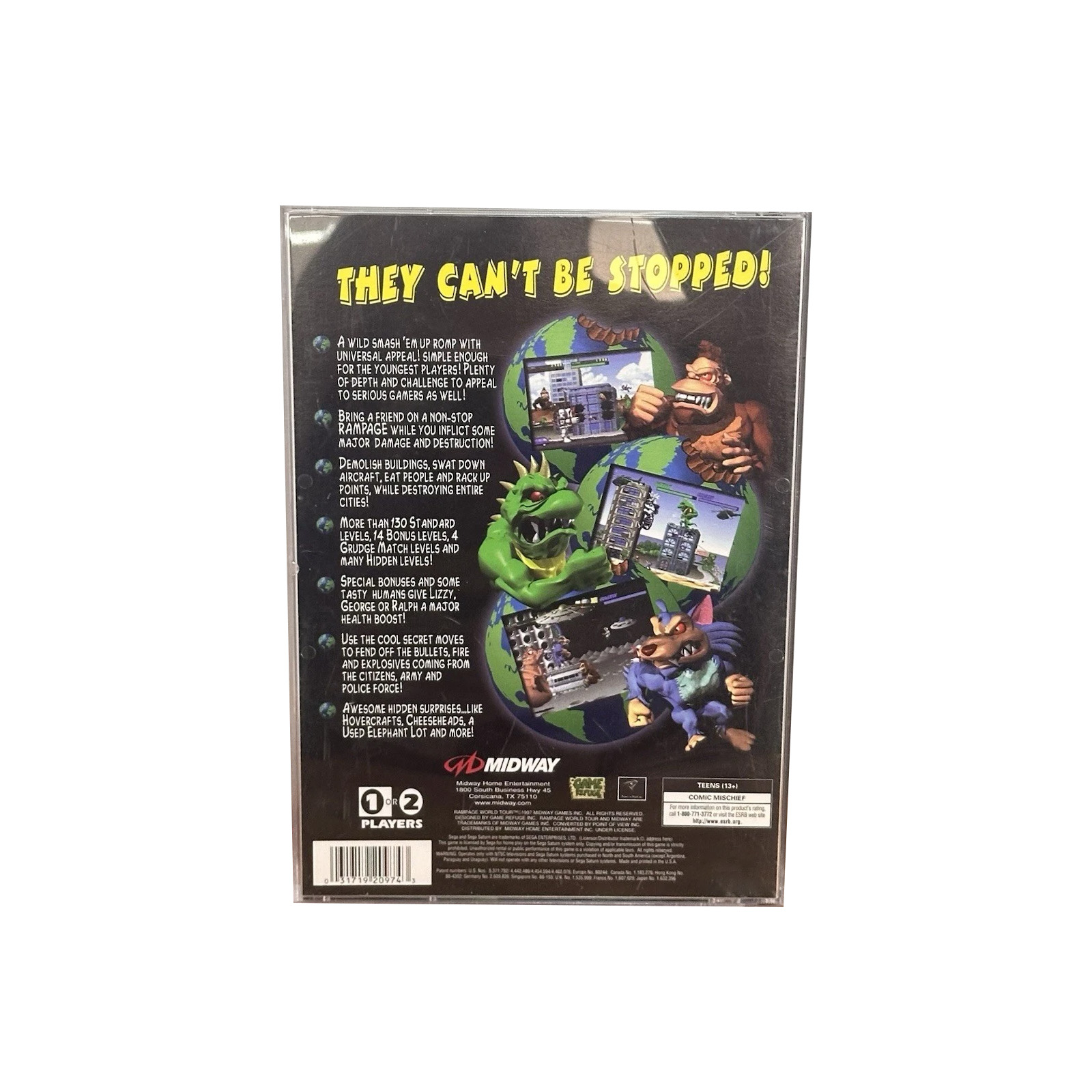 Saturn Copy Disc Game Rampage  – Retro Gaming Console recenzja i cena
