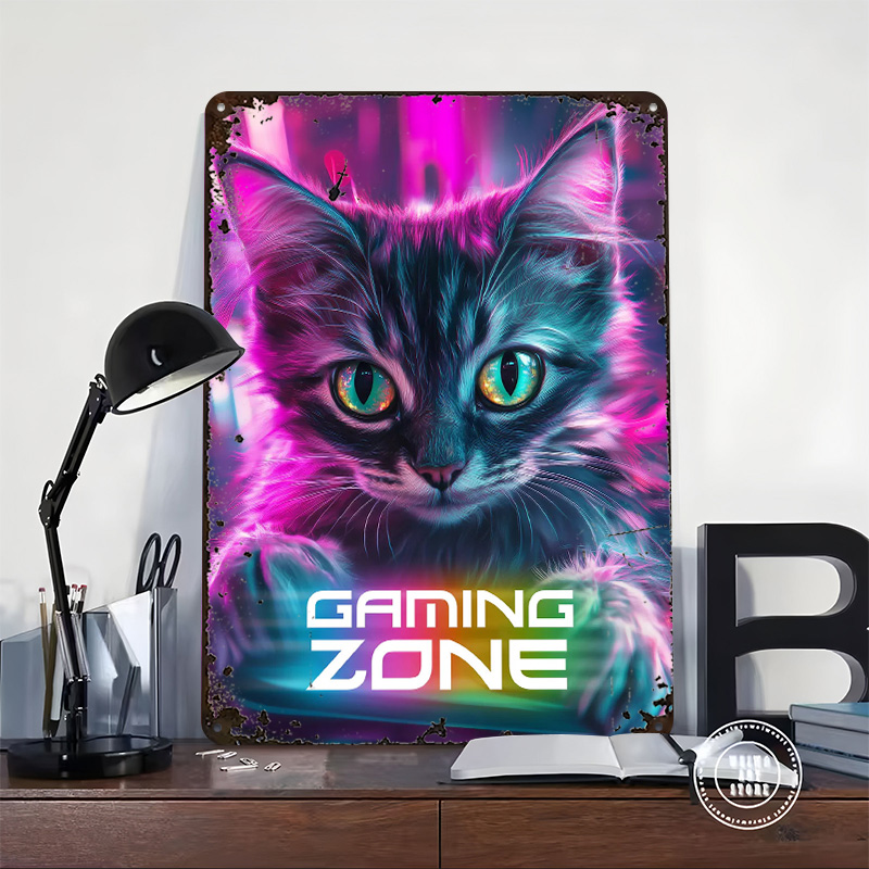 Plakat z Kotem Graczem - Stref – Retro Gaming Zone recenzja i cena