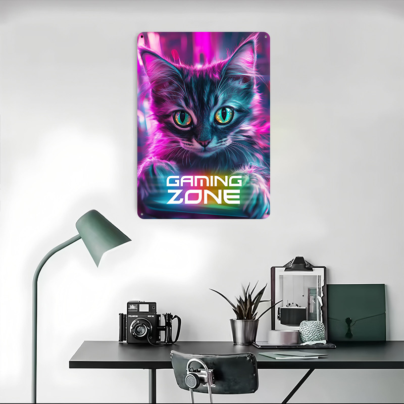 Plakat z Kotem Graczem - Stref – Retro Gaming Zone recenzja i cena