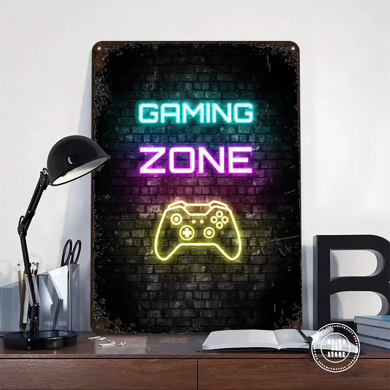 Neonowy znak z obszarą gier na – Retro Gaming Zone recenzja i cena