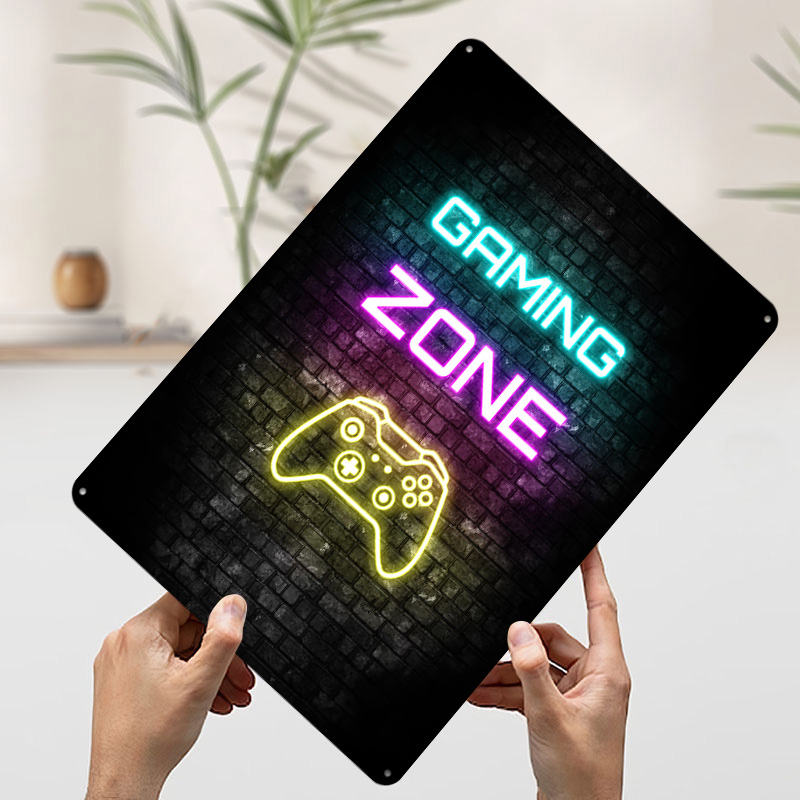 Neonowy znak z obszarą gier na – Retro Gaming Zone recenzja i cena