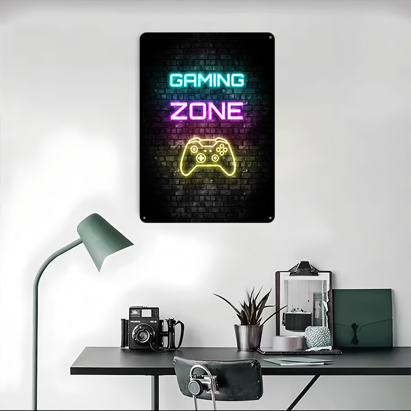 Neonowy znak z obszarą gier na – Retro Gaming Zone recenzja i cena