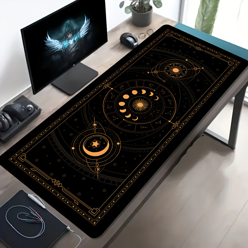 Złota Retro Mata na Biurko z M – Retro Gaming Desk Setup recenzja i cena